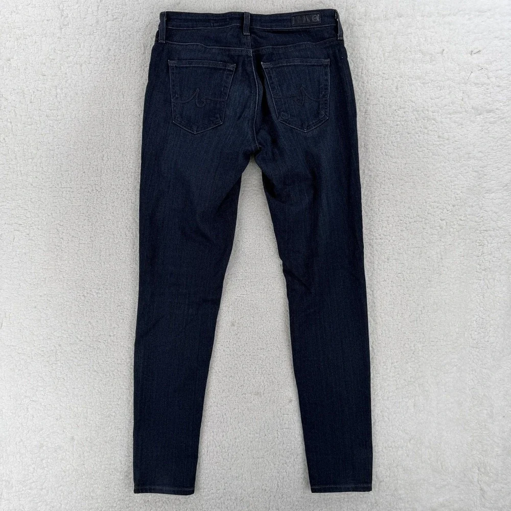 AG Adriano Goldschmied The‎ Legging Ankle Jeans Womens 27 Blue Low Rise Skinny